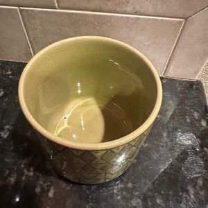 Green Geometric Planter